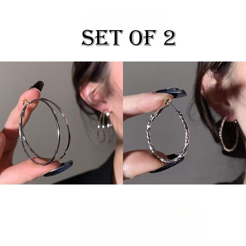 Bow Stud Earrings Statement