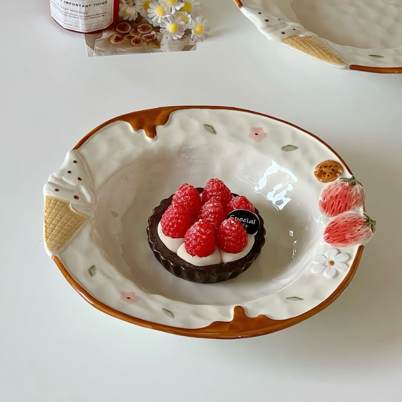 Modern Ceramic Dessert Plate - Modomu