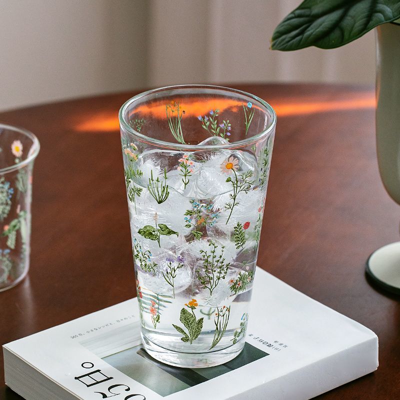 Wildflower Print Water Tumbler