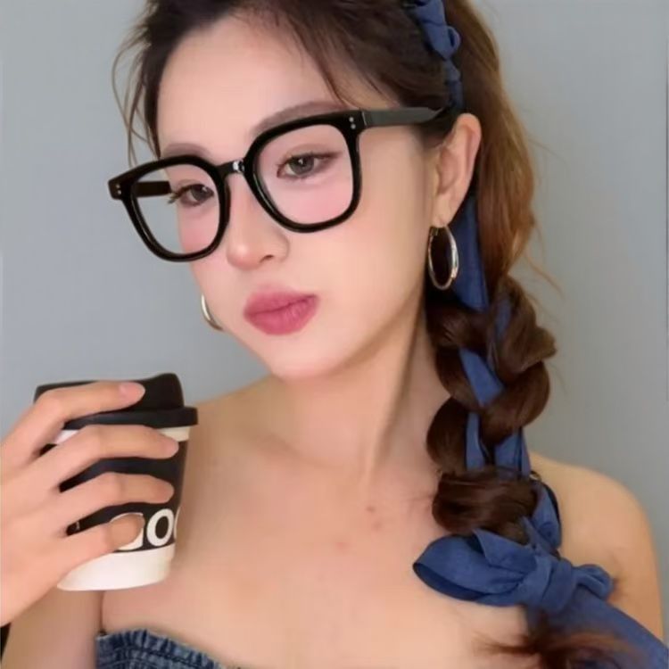Denim Ribbon Twist Headband