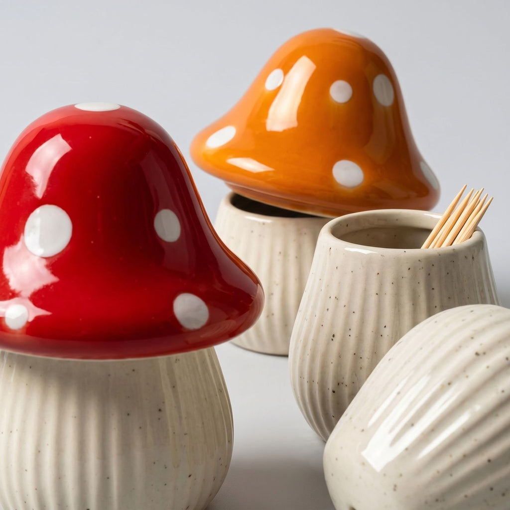 Mushroom Toothpick Holder