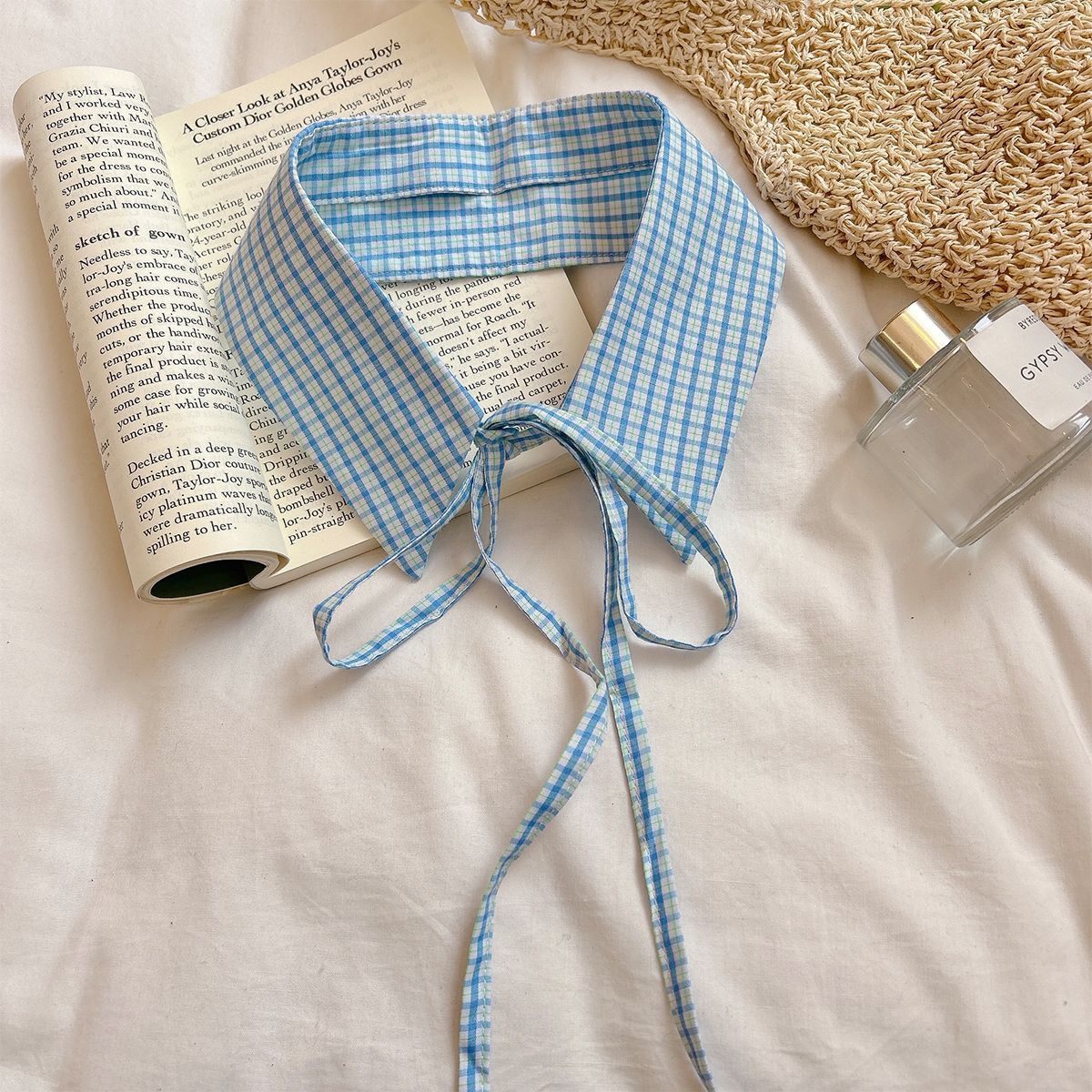Detachable Plaid Shirt Collar - Modomu