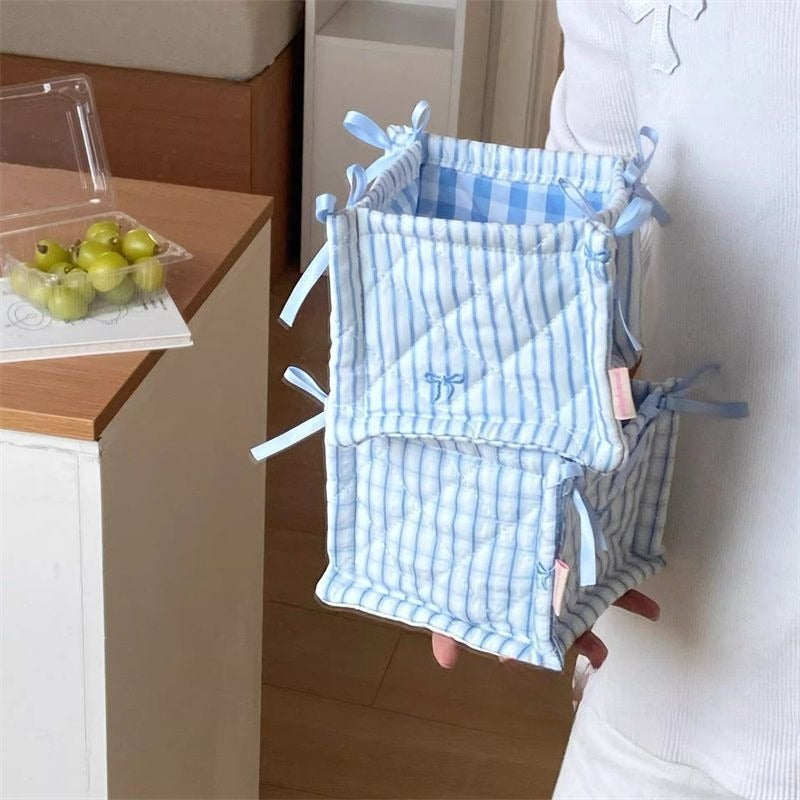 Fabric Desktop Storage Basket