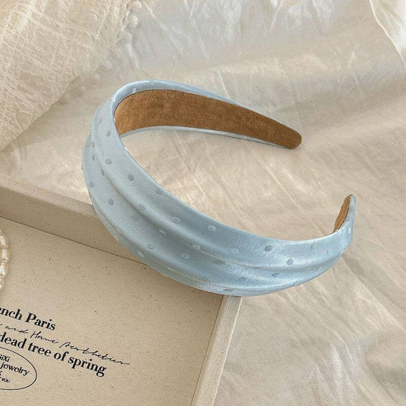 Satin Polka Dot Headband