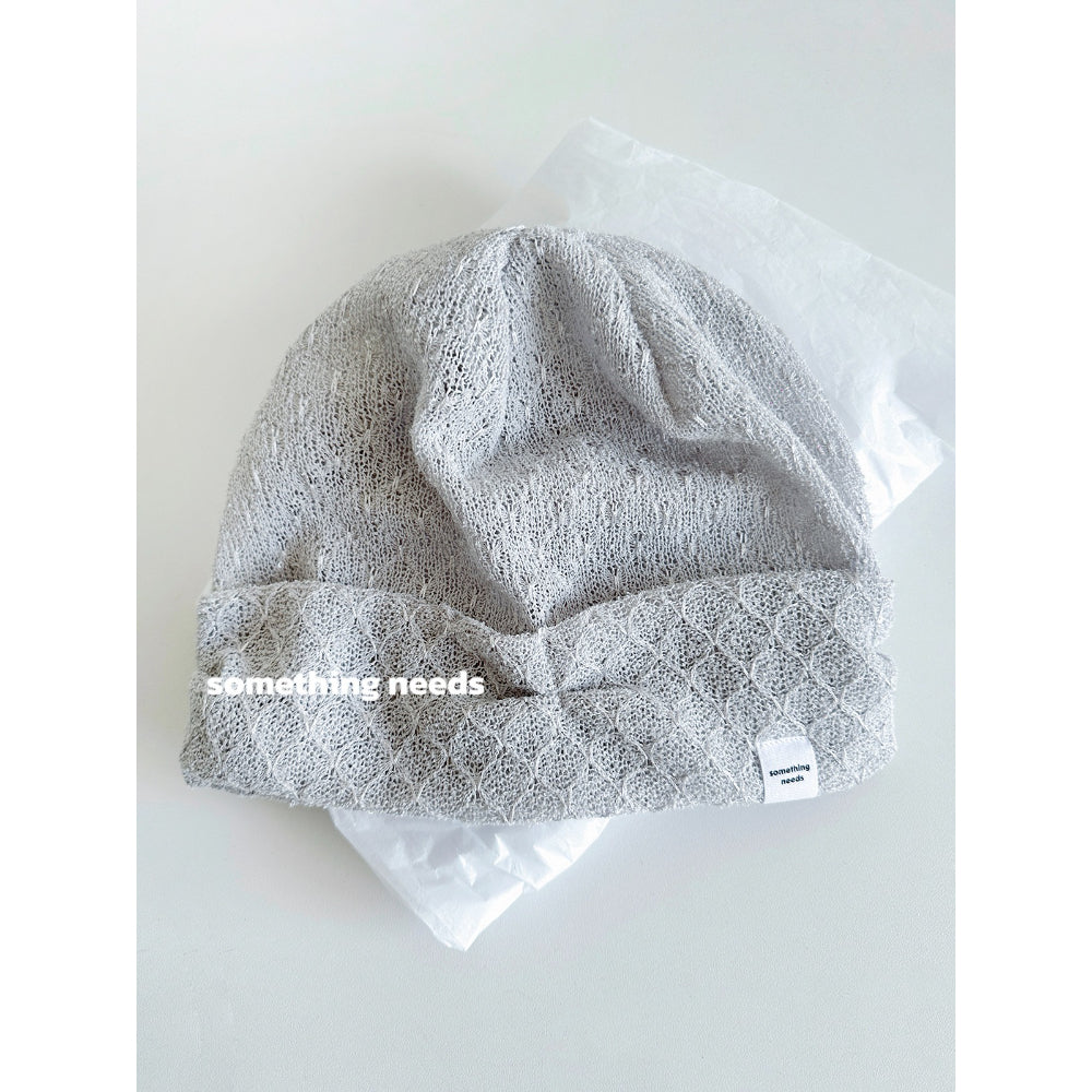 Knit Hollow Beanie Hat - Modomu