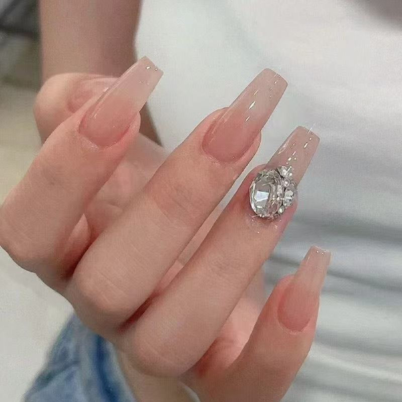 Oval Halo Nail Charms
