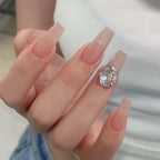 Oval Halo Nail Charms