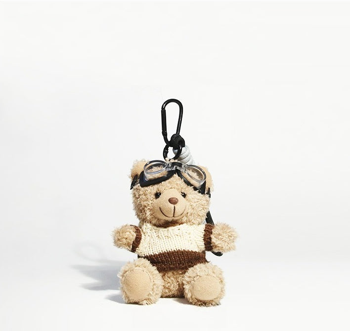 Bear Plush Keychain Charm - Modomu
