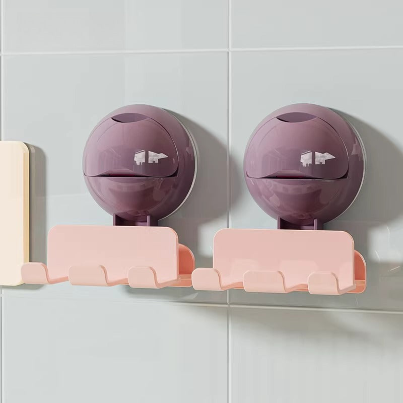 Wall Toothbrush Holder With Hooks - Modomu