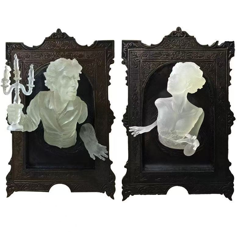 Ghost Through Mirror Plaque