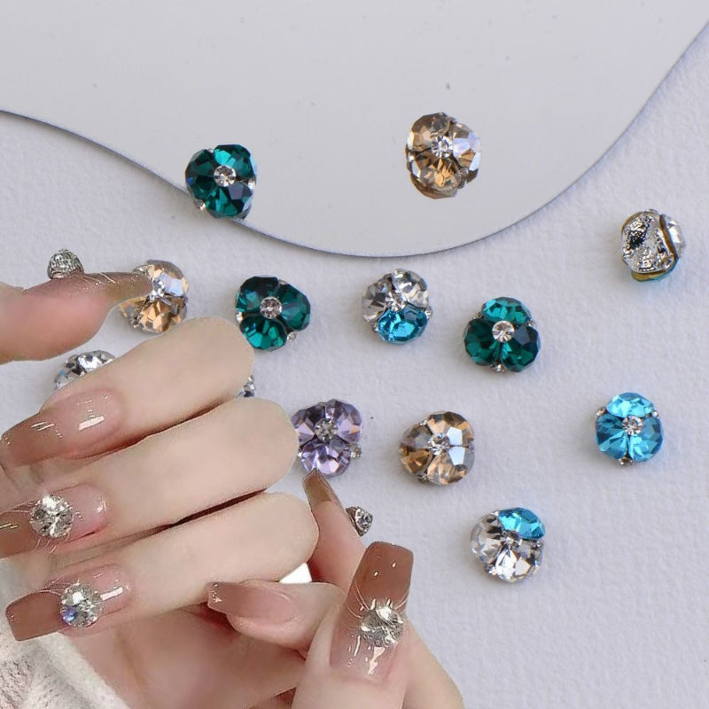 Stacked Sparkle Ball Charms