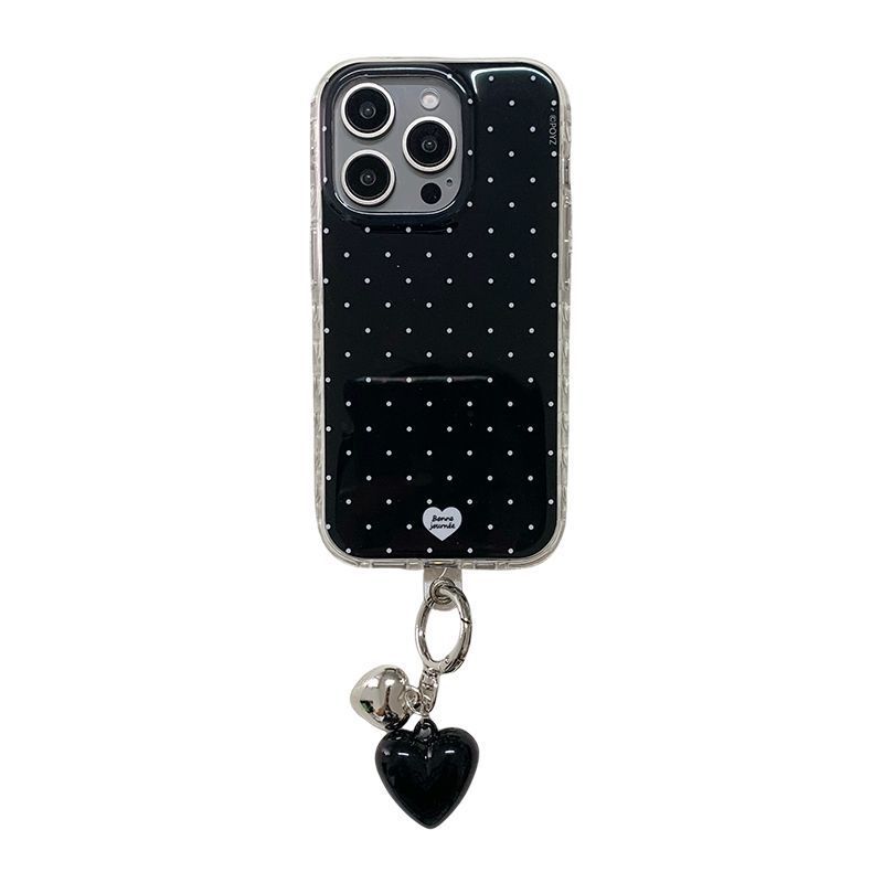 Polka Dot Heart Phone Case - Modomu
