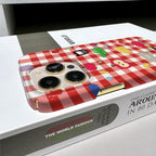 Plaid Cartoon Protective Phone Case - Modomu