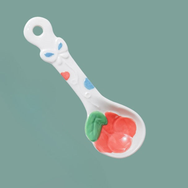 Ceramic Long Handle Spoon