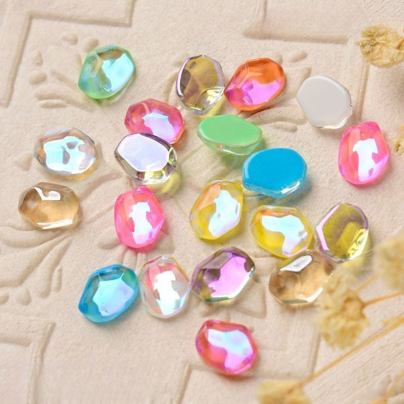 Ripple Pebble Nail Gems