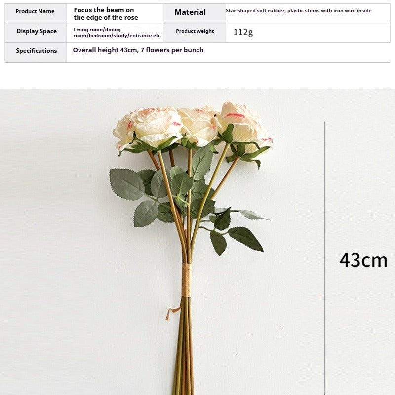 Faux Rose Bouquet Decorative