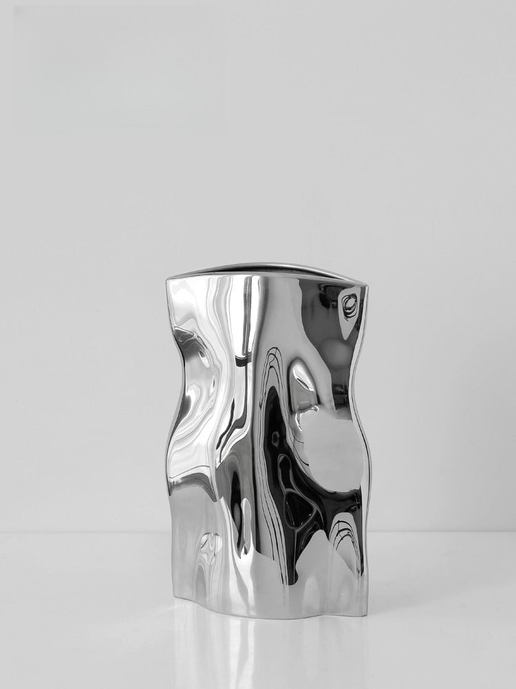 Modern Electroplated Ceramic Vase - Modomu