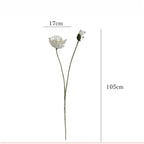 Realistic Poppy Silk Stems - Modomu