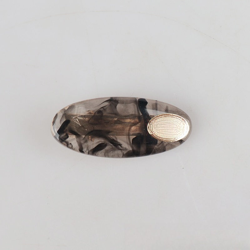 Amber Marbled Snap Clips