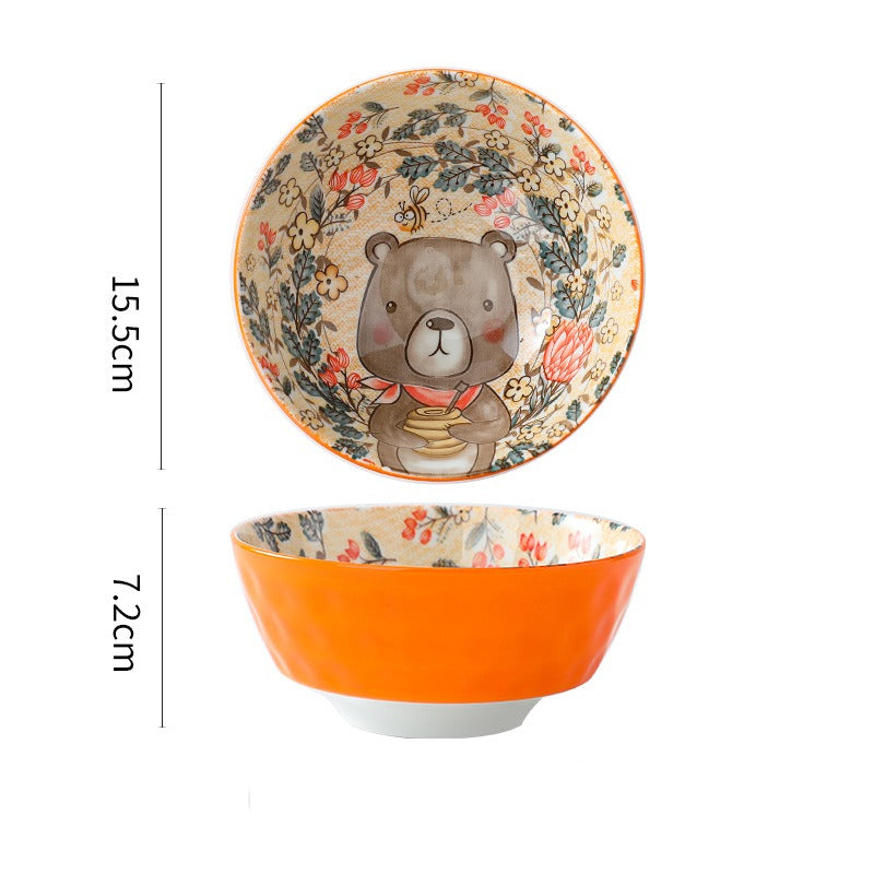Cartoon Ceramic Children's Bowl - Modomu
