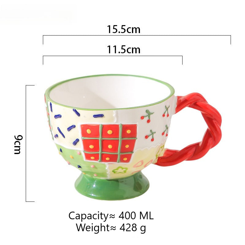 Hand Painted Ceramic Coffee Mug - Modomu