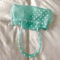 Jelly Polka Dot Transparent Shoulder Tote
