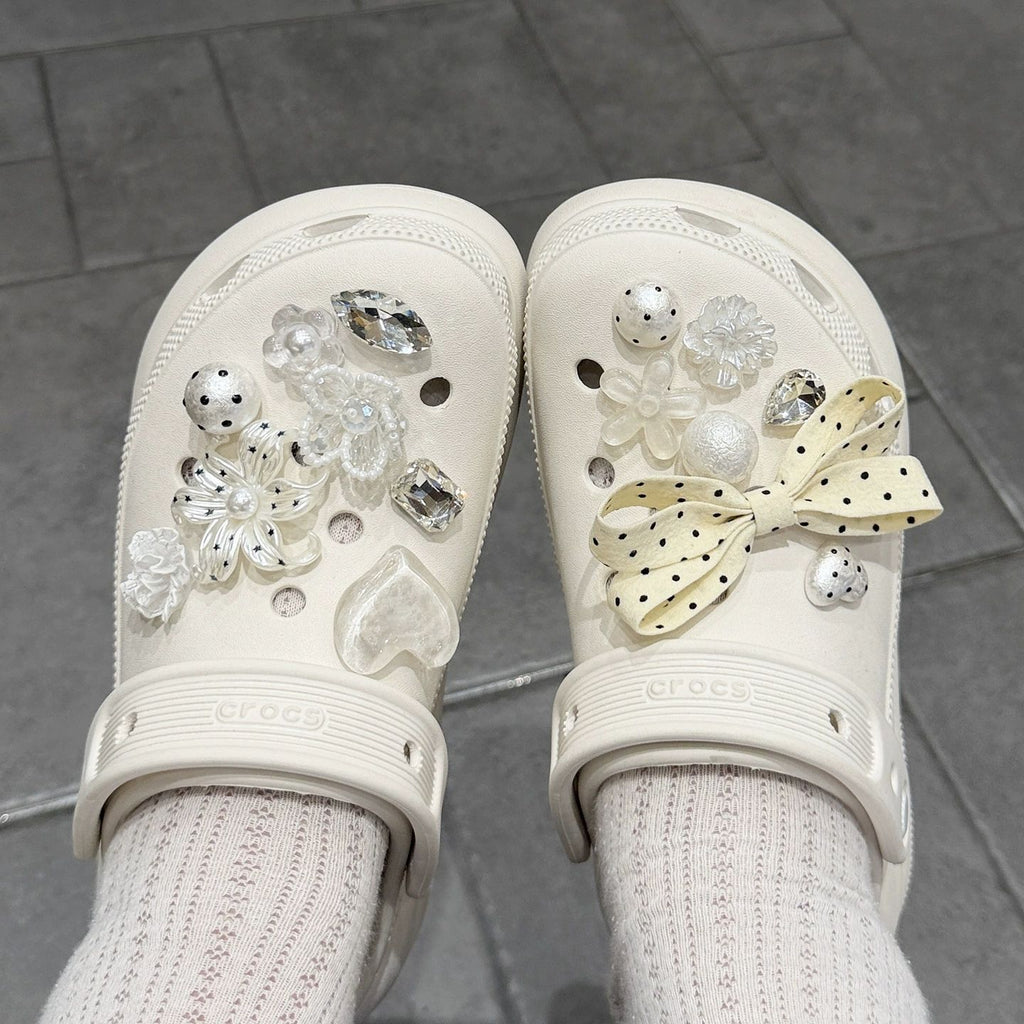 Dotted Bow Sparkle Charms