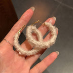 Plush Statement Drop Earrings - Modomu