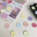 Pastel Button Fridge Magnets