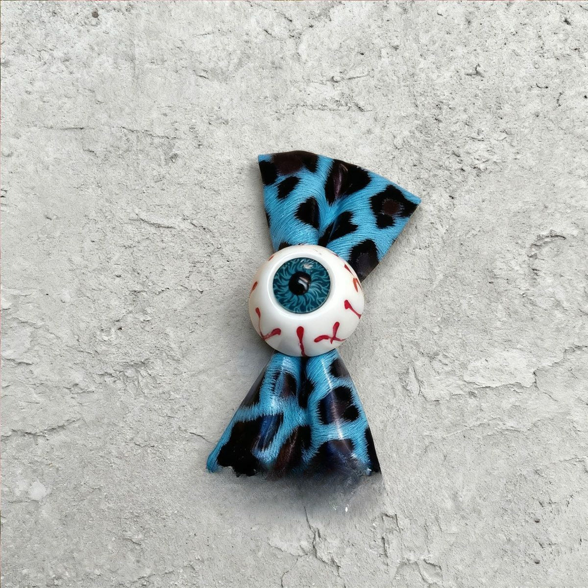 Leopard Eyeball Bow Clip