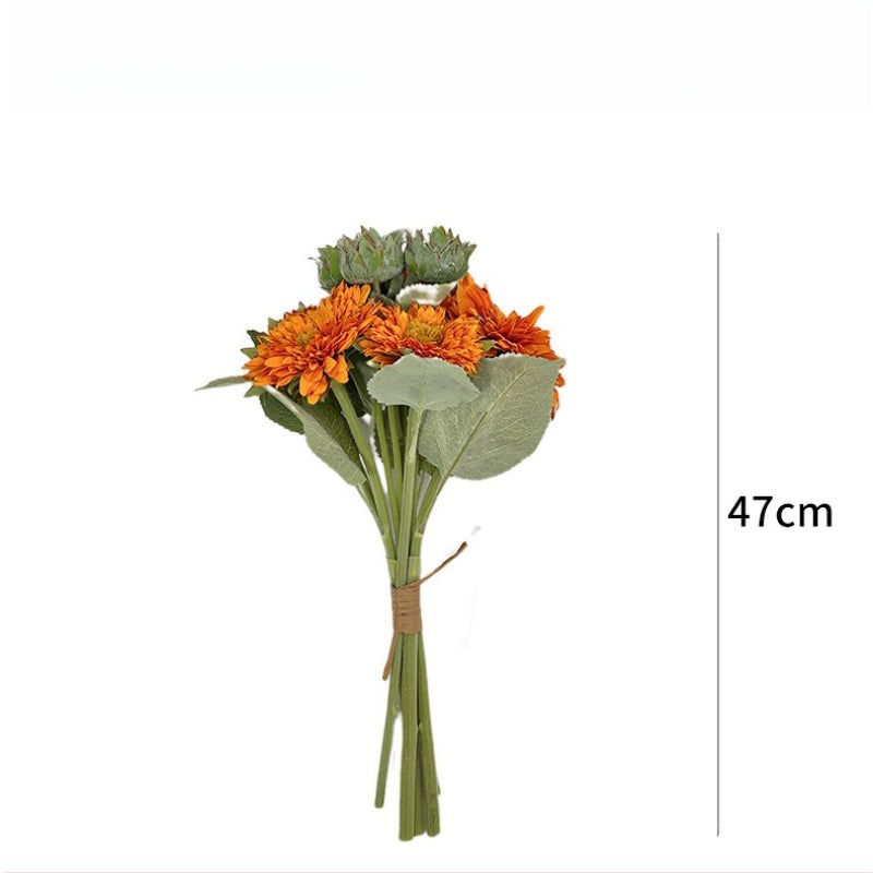 Sunflower Faux Flower Bouquet Decor - Modomu