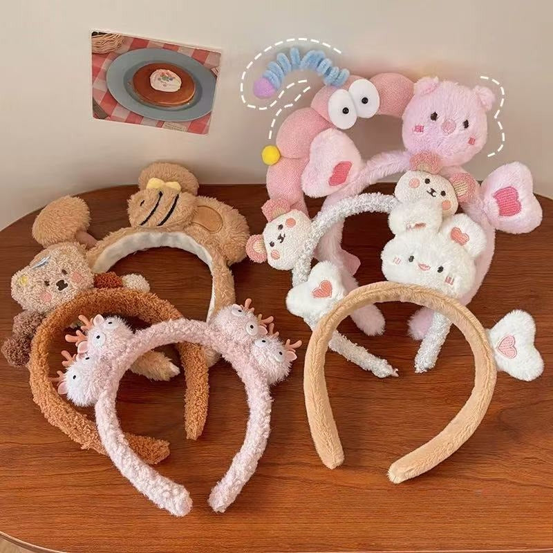 Cute Bear Plush Headband - Modomu