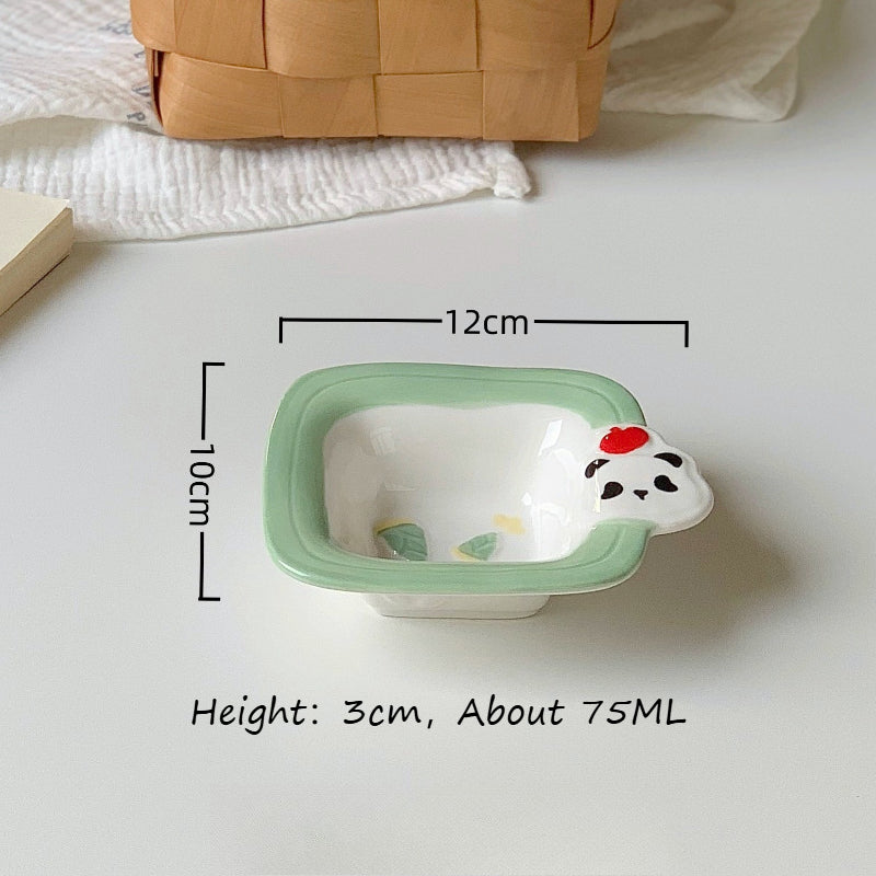 Cartoon Panda Ceramic Bowl - Modomu