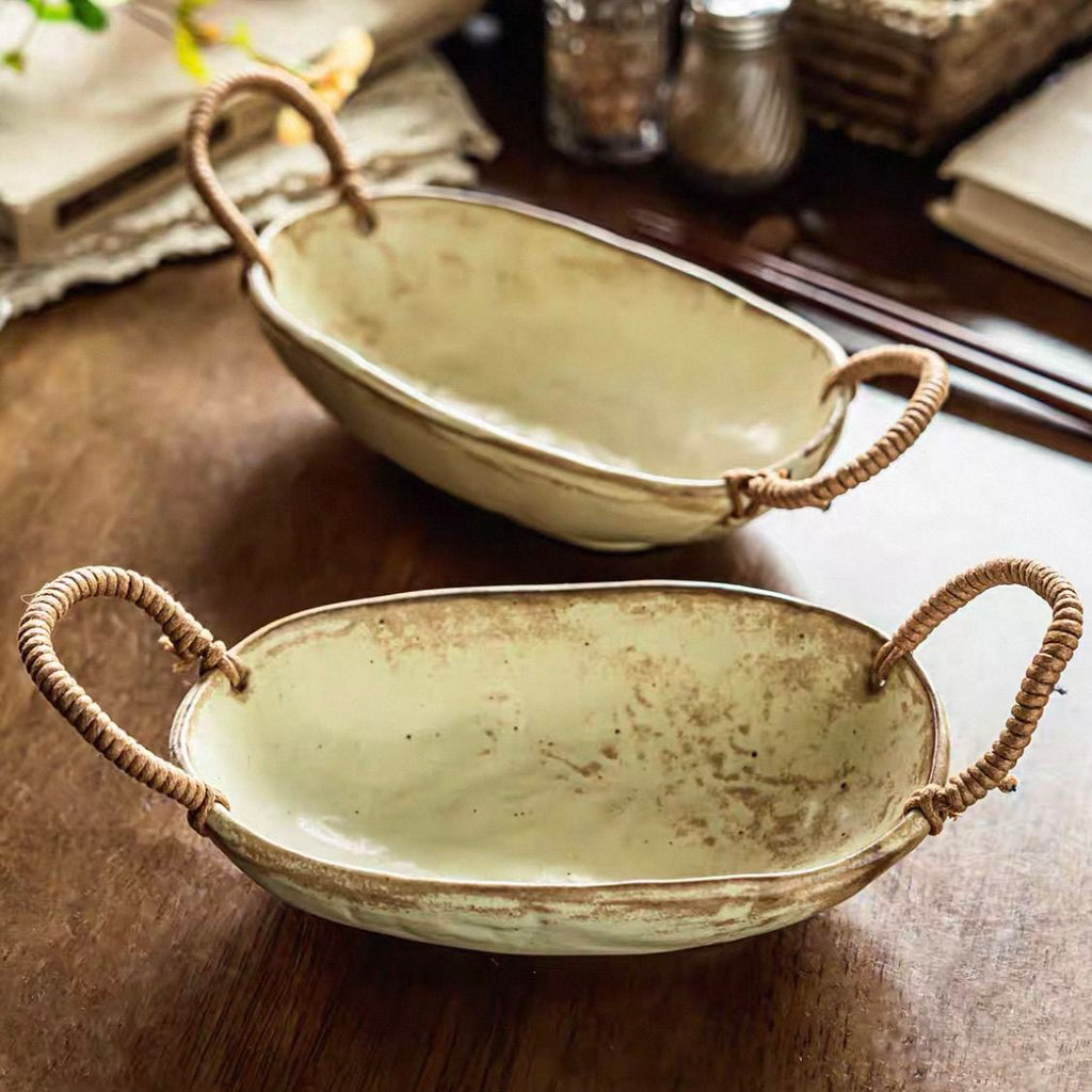 Oval Ceramic Serving Plate