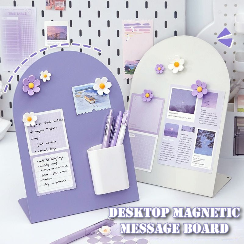 Magnetic Desktop Message Board