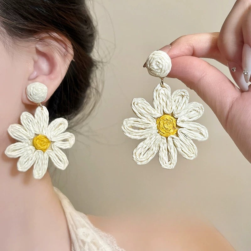 Bohemian Flower Drop Earrings - Modomu