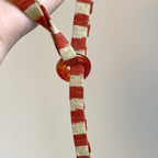 Striped Ring Tie Belt