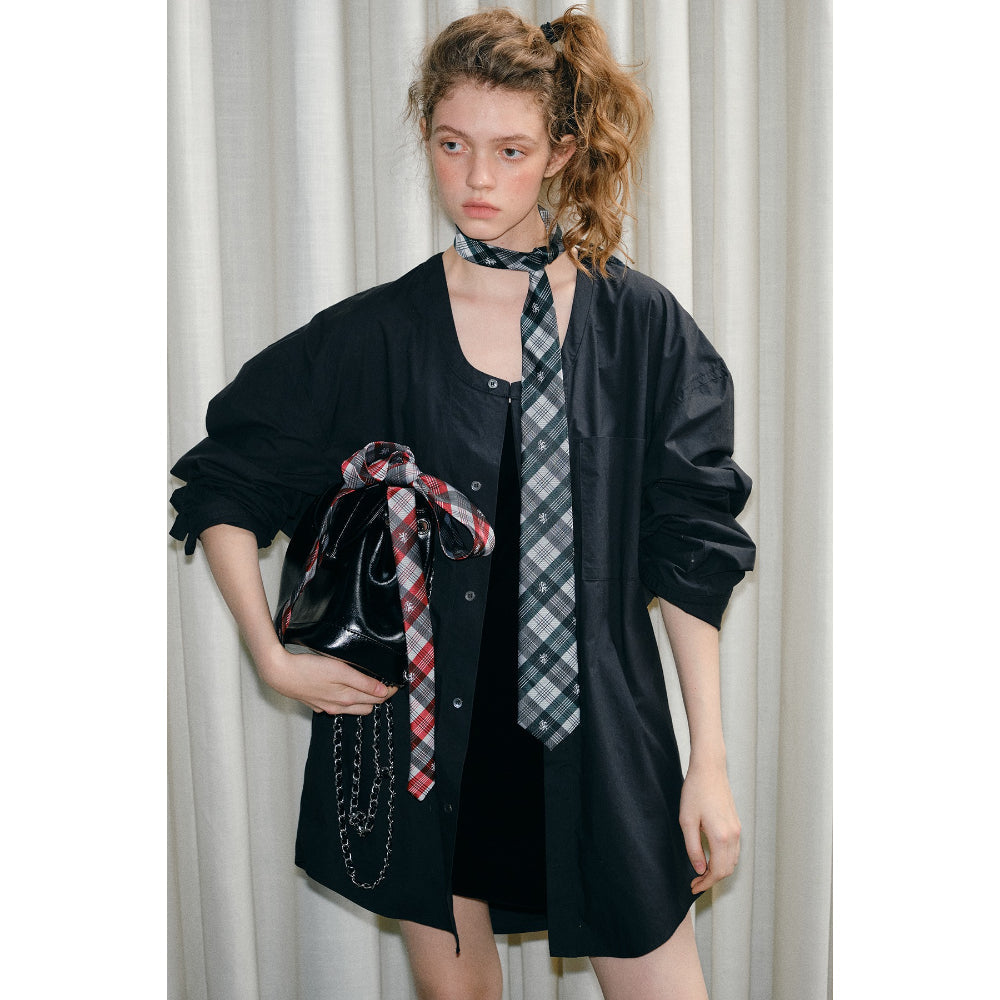 Striped College Zipper Tie - Modomu