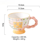 Hand Painted Ceramic Coffee Mug