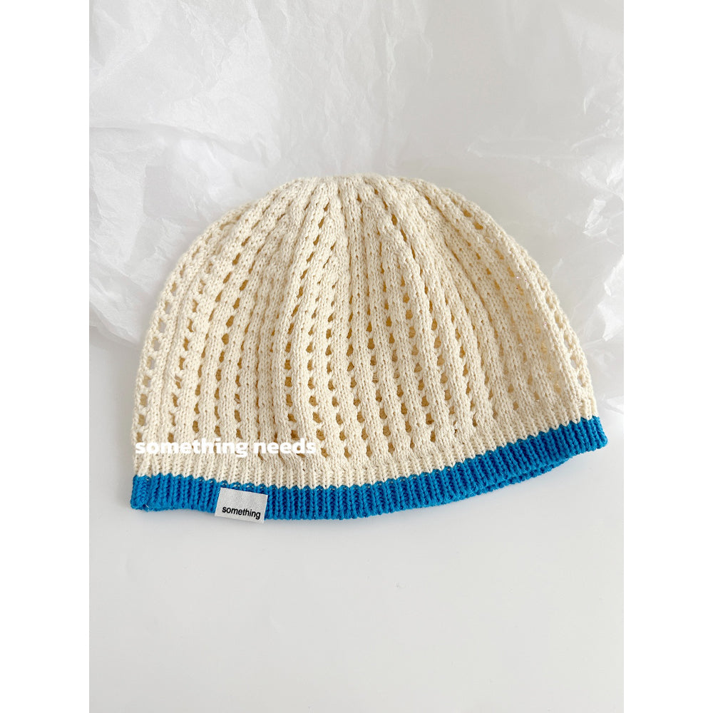 Knit Hollow Beanie Hat - Modomu
