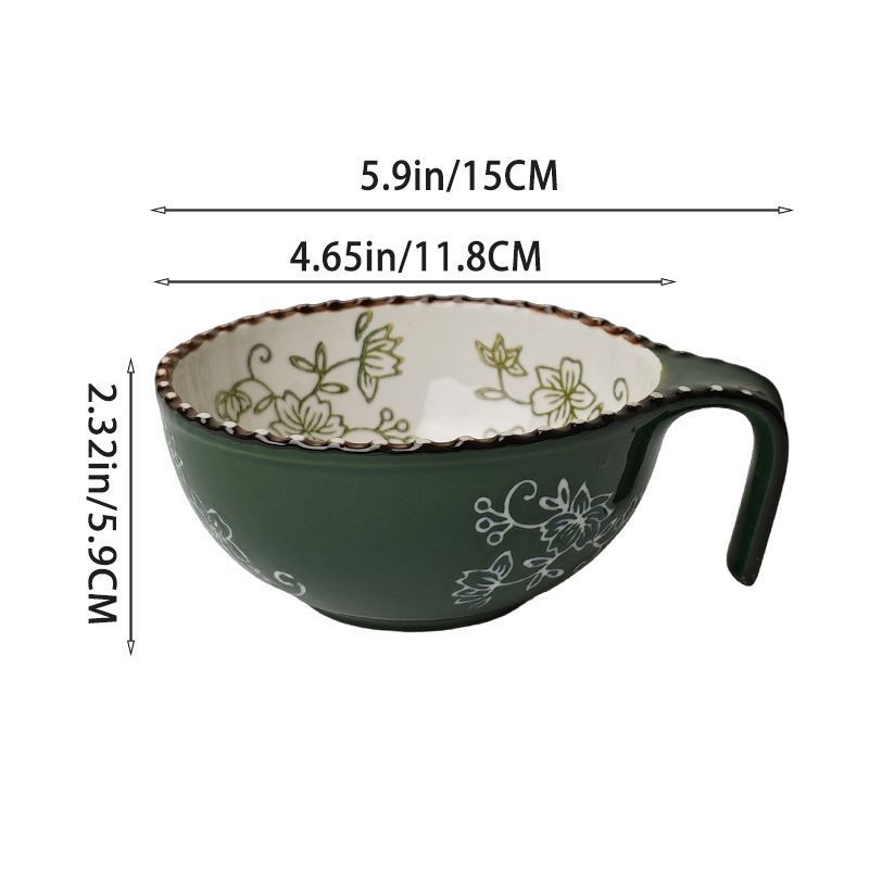 Oval Handled Salad Bowl