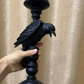 Perched Crow Candlestick