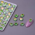 Firework Oval Nail Stones