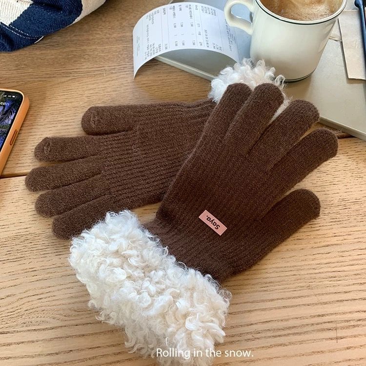 Touchscreen Knit Fingerless Gloves - Modomu