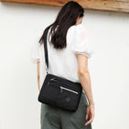 Multi-Zip Shoulder Bag