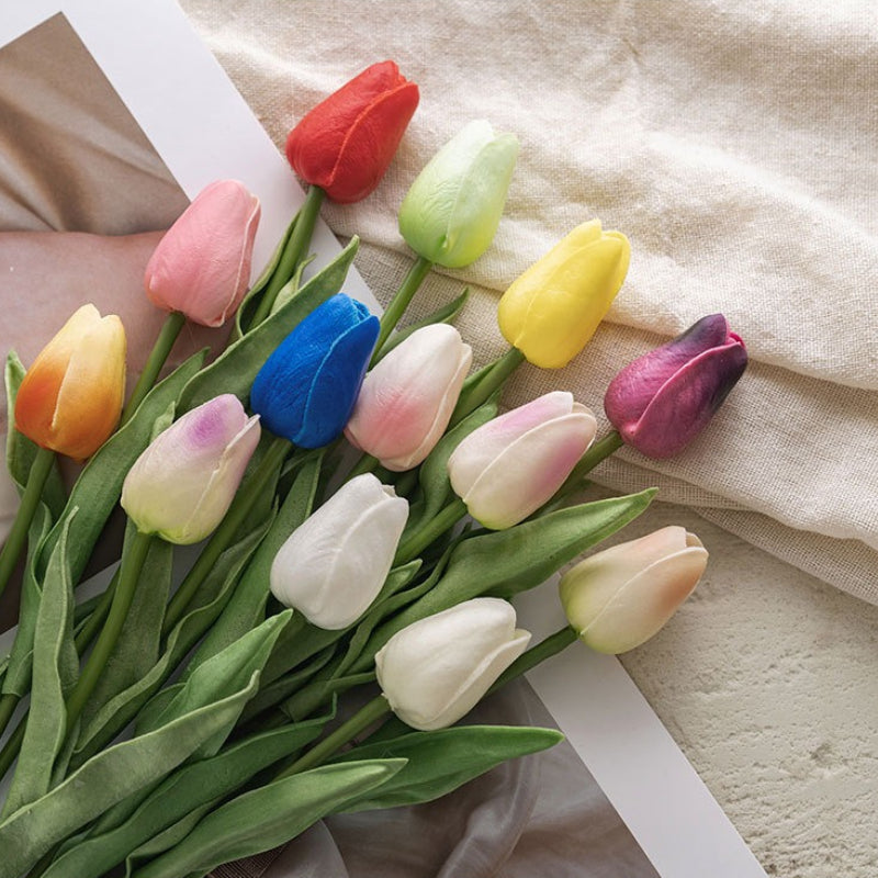Mini Tulip Artificial Flower Stem
