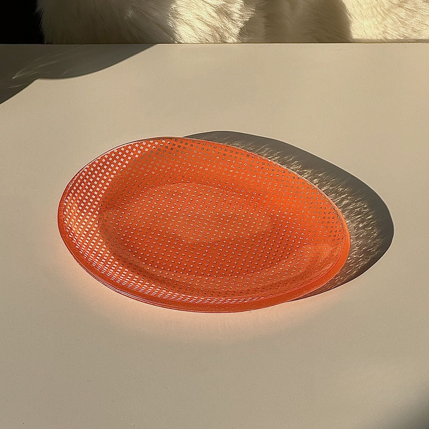 Translucent Pebble Dessert Plate