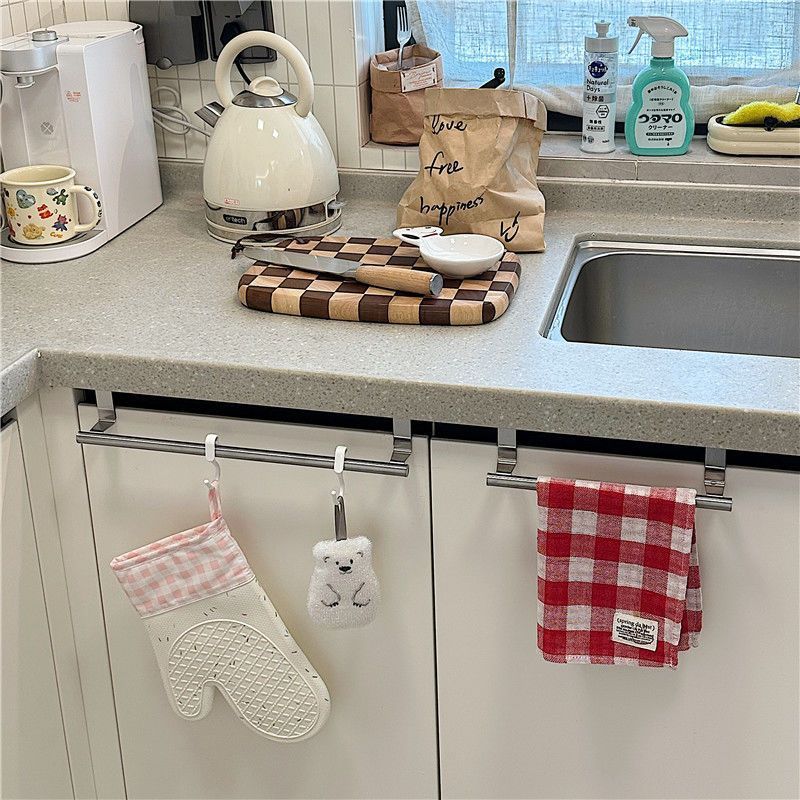 No-Drill Cabinet Towel Bar