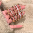 Zircon Charm Titanium Bracelet - Modomu