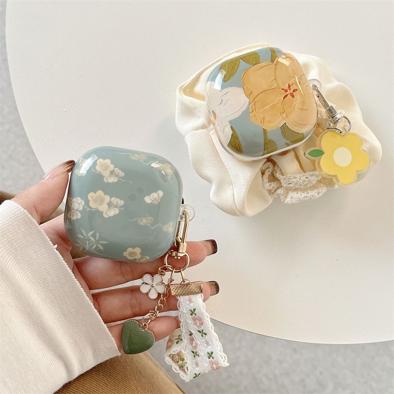 Floral Samsung Earbuds Protective Case